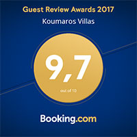 Koumaros Villas Guest Review Awards: 2017