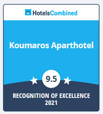 Koumaros ApartHotel HotelsCombined Recognition of Excellence Award 2021
