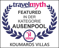 Koumaros Villas featured in the swimming pool