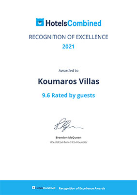 Koumaros Villas Guest Review Awards: 2021