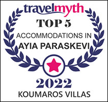 Travel myth Koumaros Villas Top 5 in Agia Paraskevi